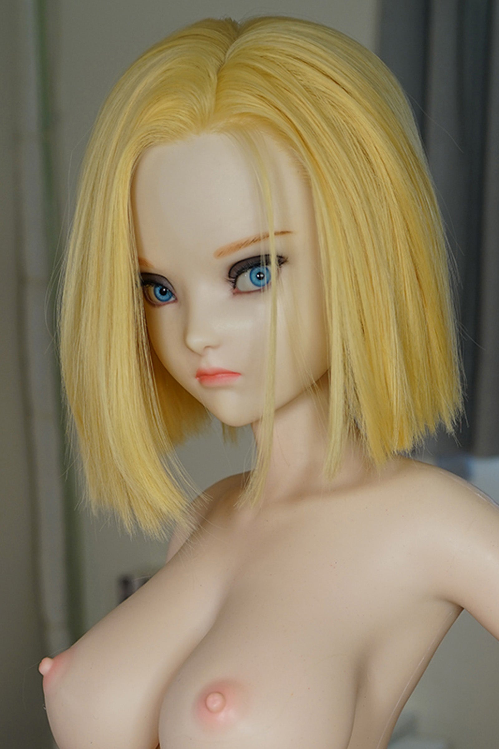Irokebijin Head: Lazuli 140cm Silicone with hair implant