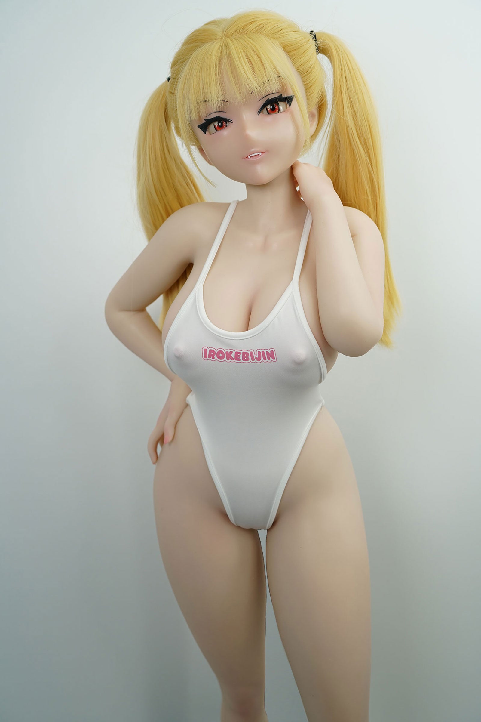 White Bikini One Piece for mini sex doll by Irokebijin White Bikini One Piece for mini sex doll by Irokebijin