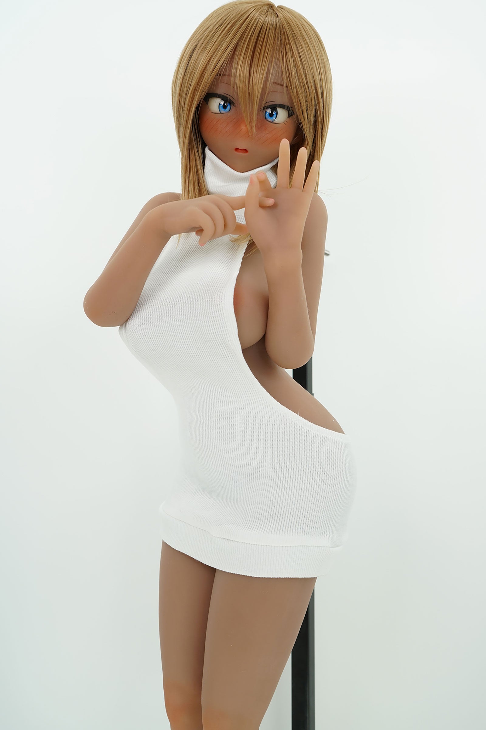 White Halter Dress for mini sex doll by Irokebijin