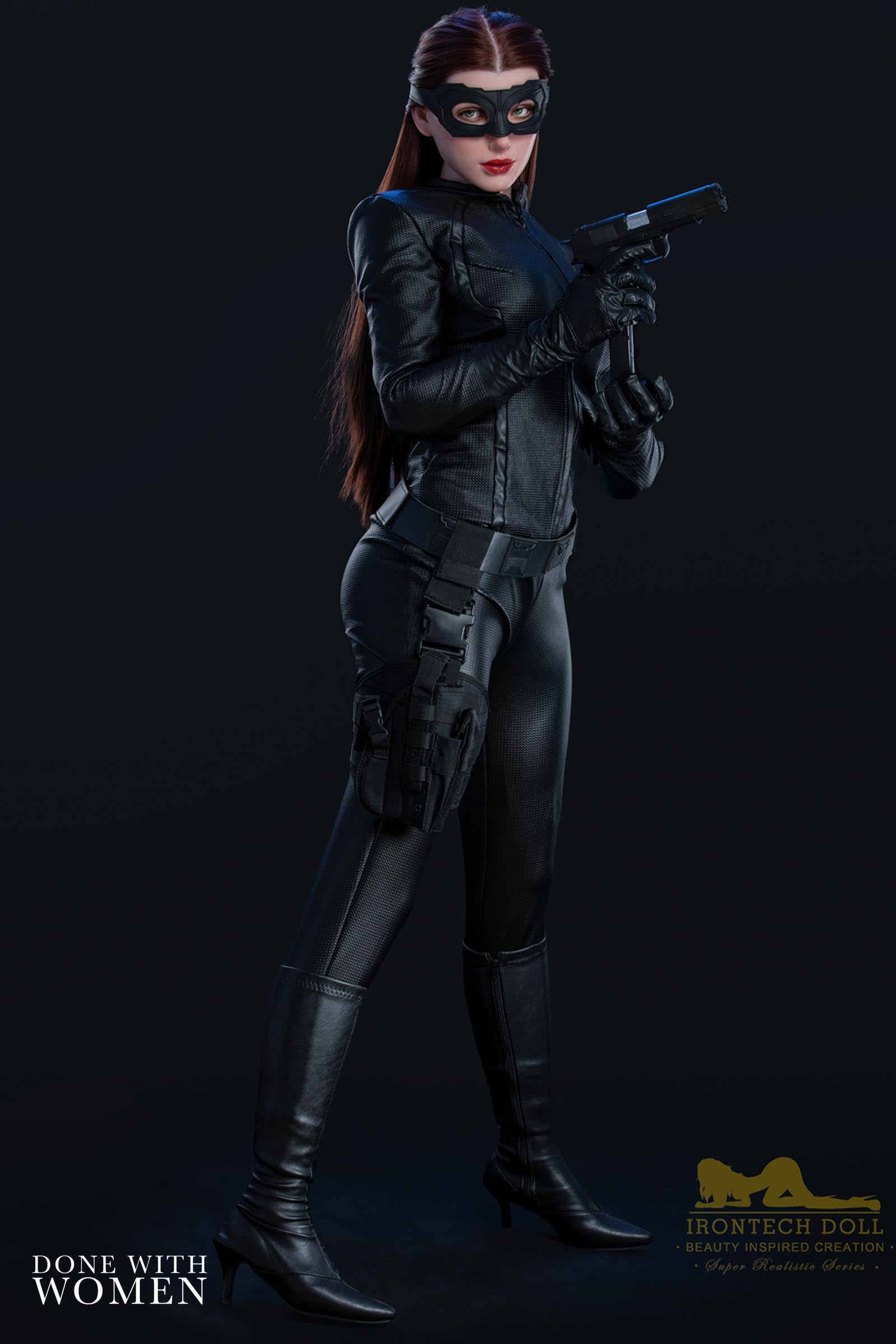 Irontech Doll 168cm / 5ft6 Silicone Luna (Catwoman)