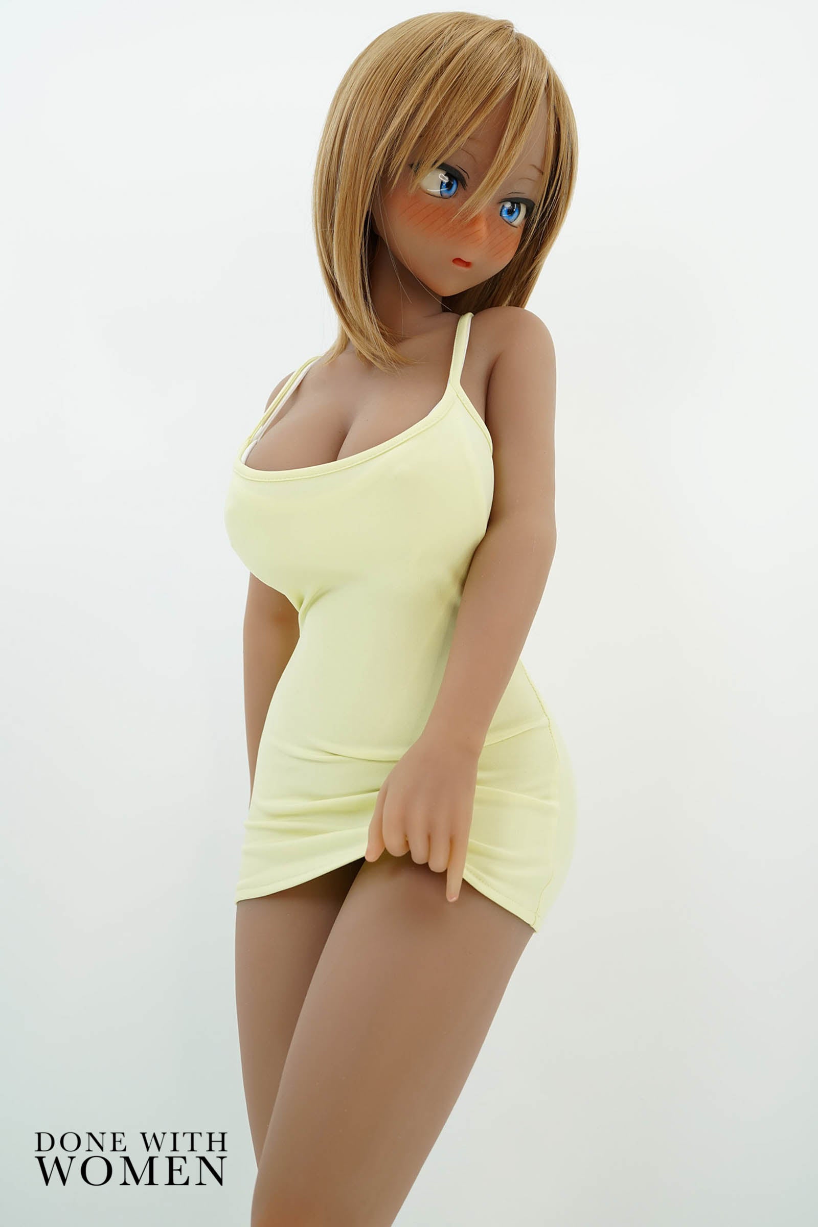 Yellow Dress for mini sex doll by Irokebijin