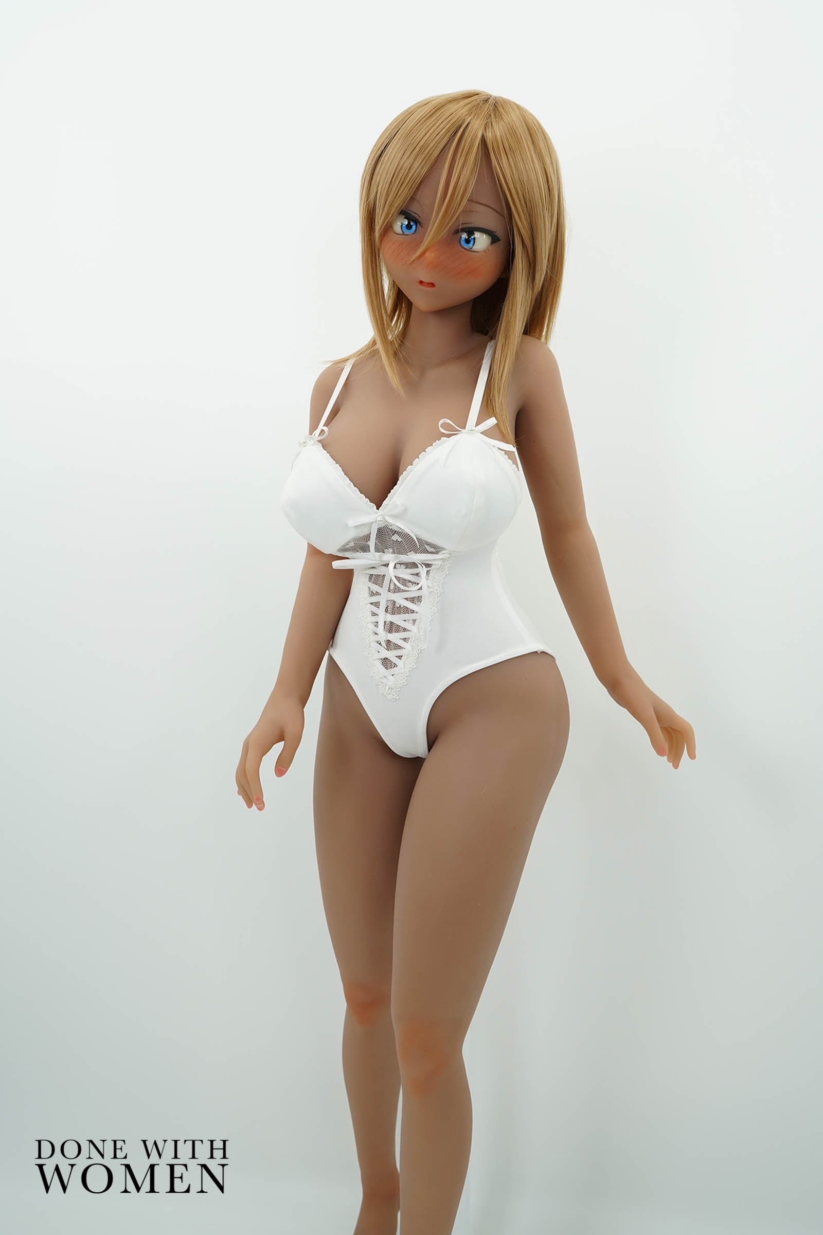 White Lingerie One Piece for mini sex doll by Irokebijin