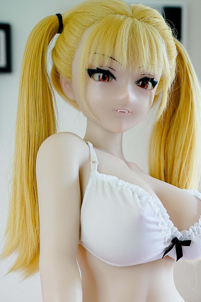 Irokebijin Head: Abby 90cm silicone with hair implant
